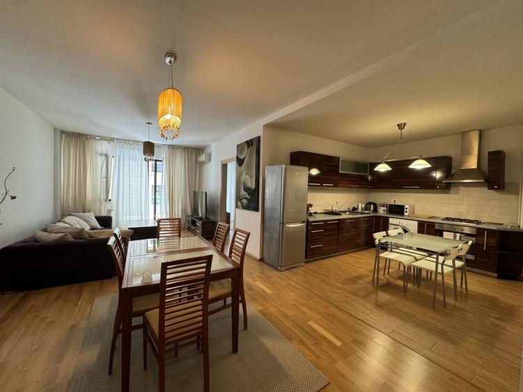Apartament cu 2 camere decomandat, mobilat în Herăstrău