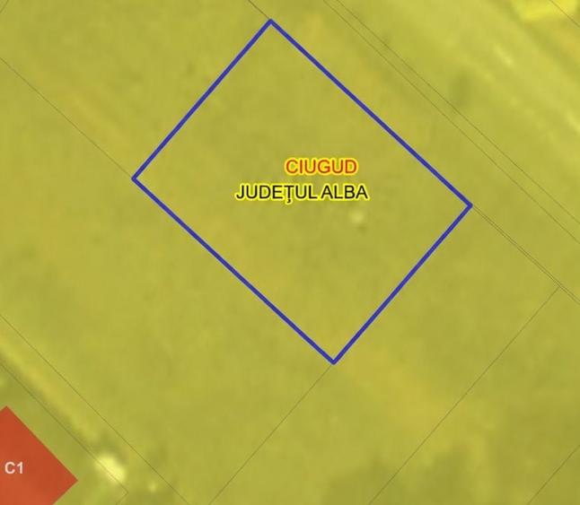 Teren Construcții intravilan de 772 mp, în Teleac