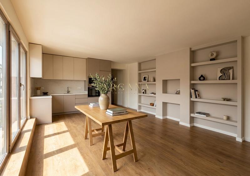 Apartament cu 3 camere semidecomandat, mobilat în Borhanci