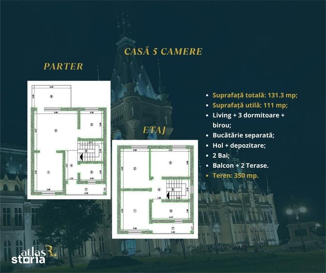 Casa individuala in Vorovesti | 5 camere | Finalizata - 1