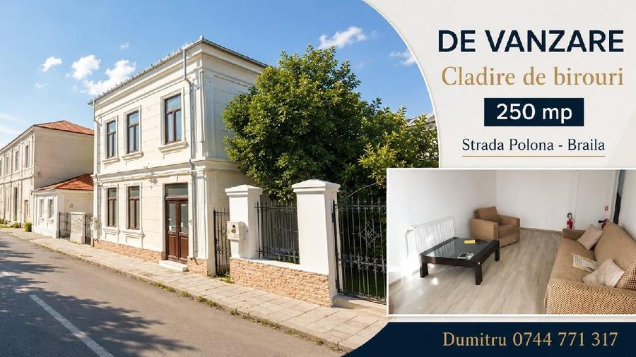 Casă individuală cu 10 camere cu Teren 200 Mp în Central