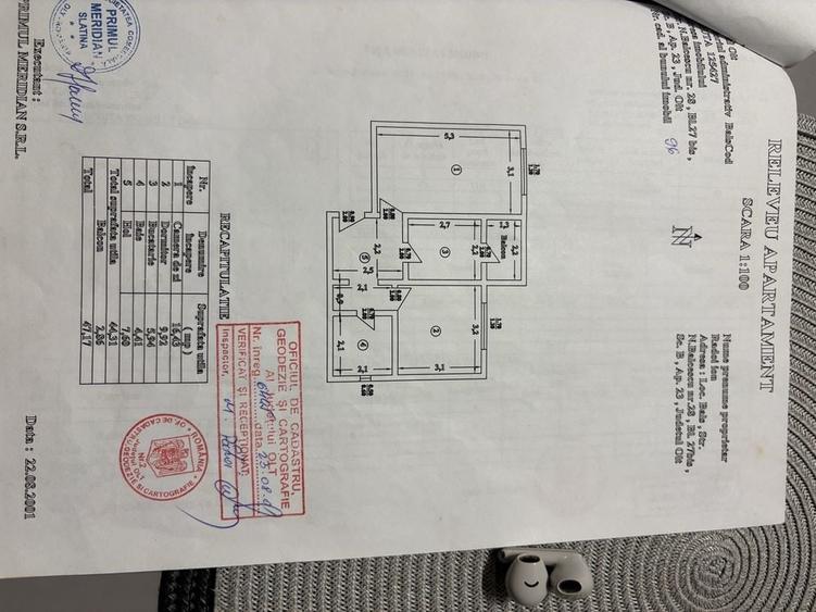 Apartament cu 2 camere decomandat în Ultracentral