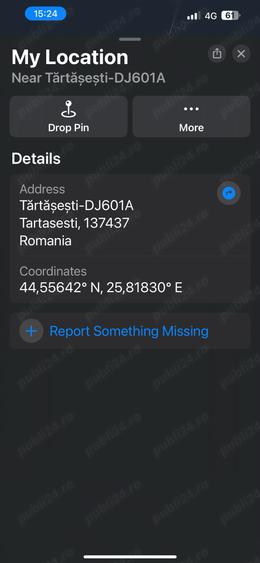 Teren de 15500 mp, în Tărtășești