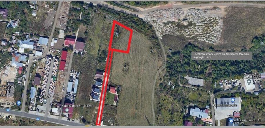 Teren Construcții intravilan de 1001 mp, în Central