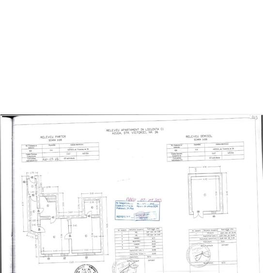 Apartament cu 3 camere semidecomandat în Central