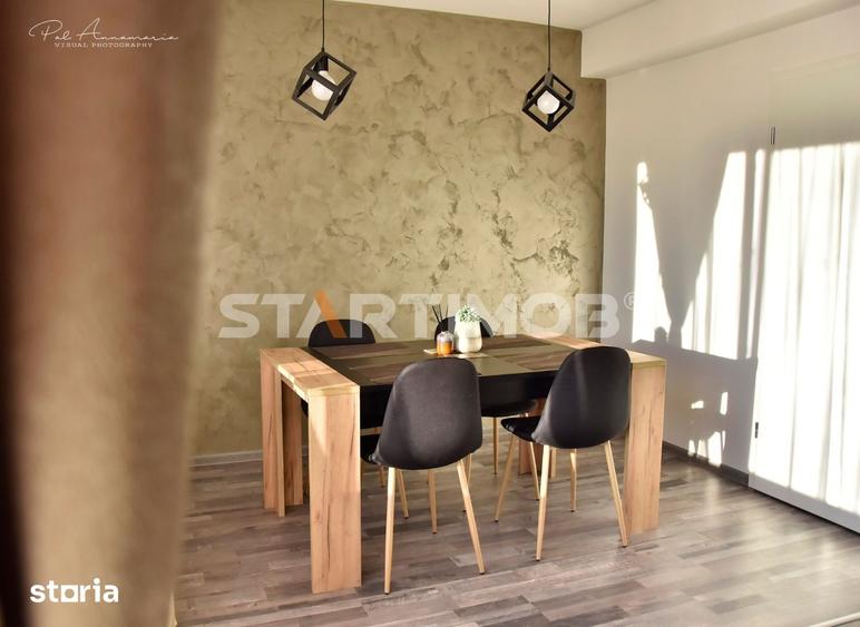 Apartament cu 2 camere semidecomandat, mobilat în Sânpetru