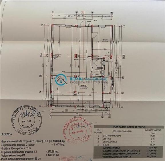 Spațiu comercial, de 237 mp, în Bereasca