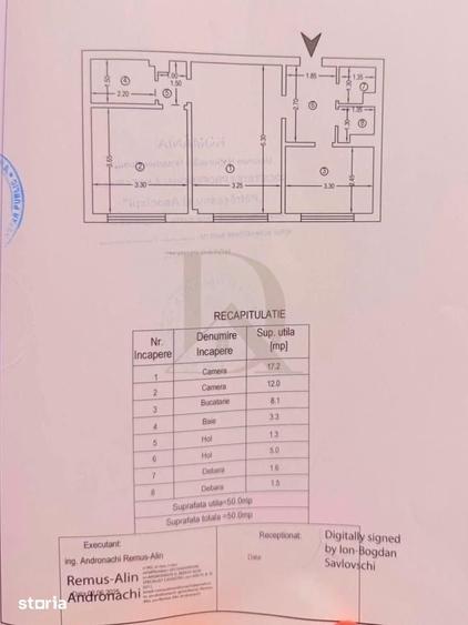 Apartament cu 2 camere în Ultracentral