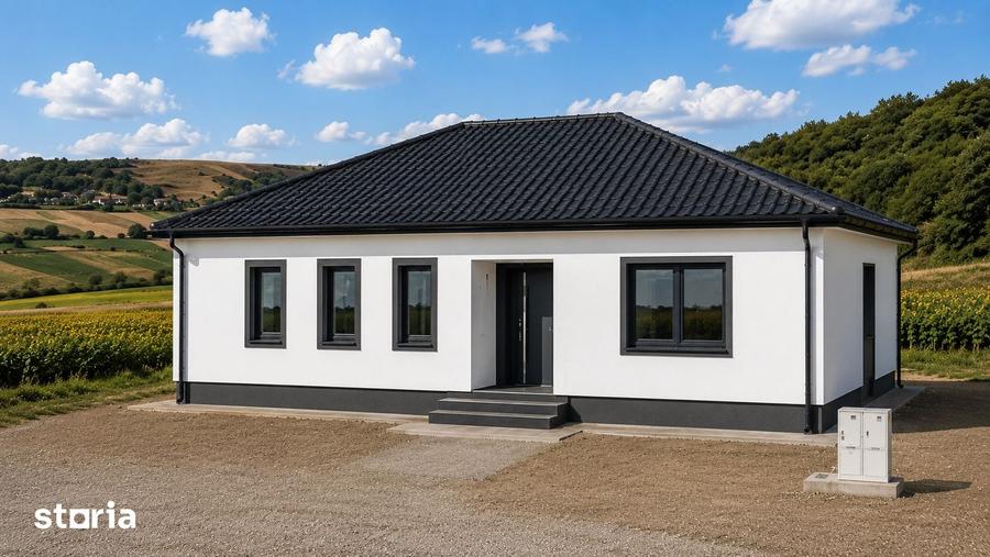 Casă cu 3 camere cu Teren 502 Mp în Hidiș