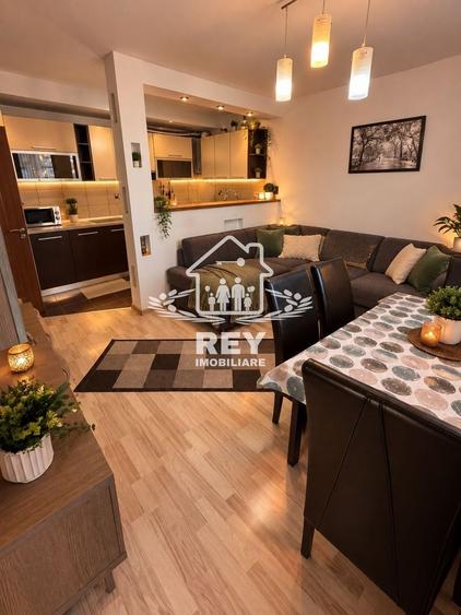Apartament cu 3 camere semidecomandat, mobilat în Turnișor