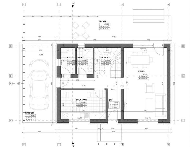 Casă individuală cu 4 camere cu Teren 400 Mp în 6 Vânători