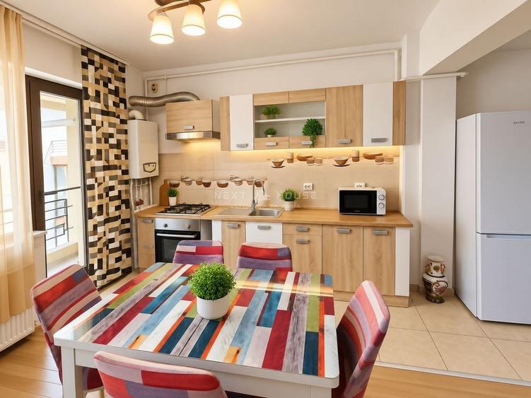 Apartament cu 3 camere semidecomandat, mobilat în Rahova