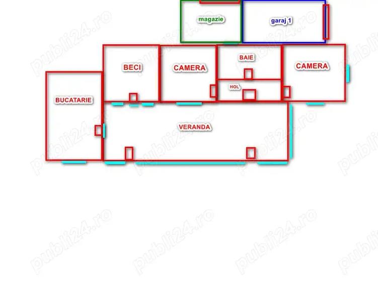 Casa langa bucuresti la sosea 1600mp zona gorneni DN6 E7 30km de pta unirii - 7