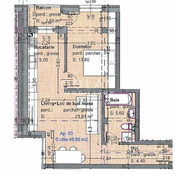 Apartament nou 2 camere, Etaj 1,  str. Triajului 0% comision - 4