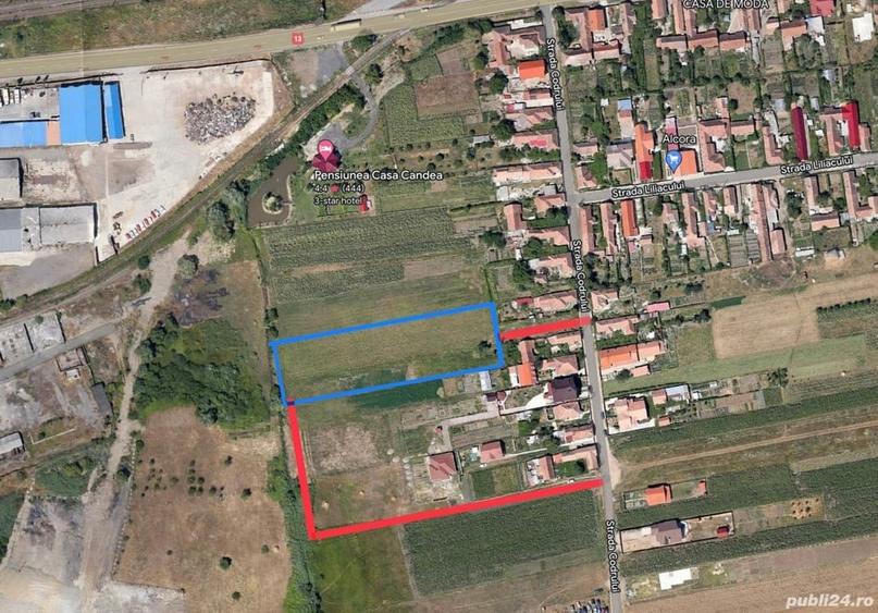 Teren de 4550 mp, în Albești