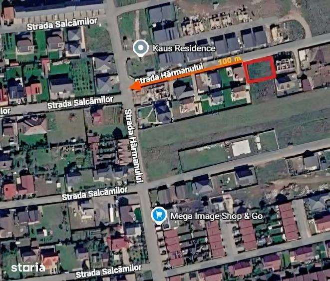 Teren intravilan 500mp Cartier Izvor, Tarlungeni P+2, acces 2 laturi - 2
