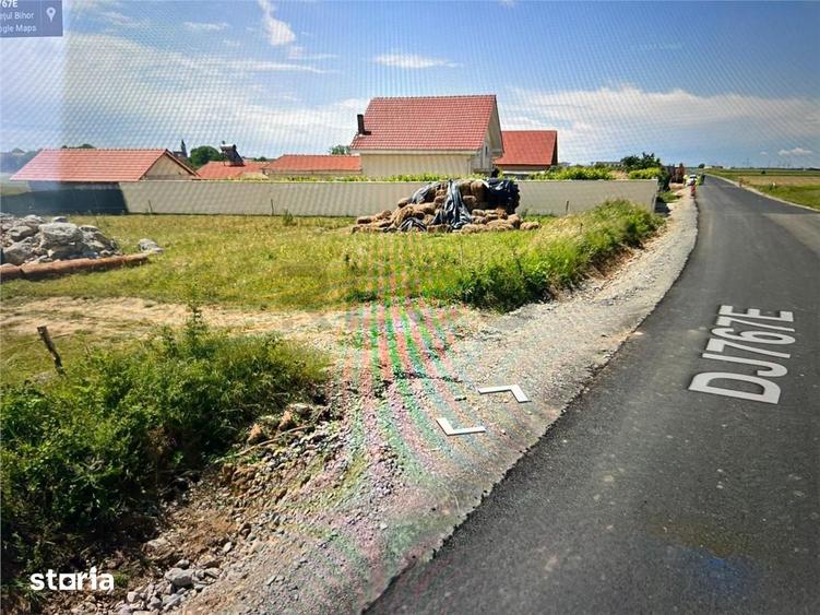 Teren de 1377 mp, în Oșorhei