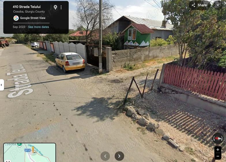 Teren de 2500 mp, în Cosoba