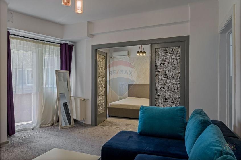 Apartament cu 2 camere semidecomandat, mobilat în P-ța Muncii
