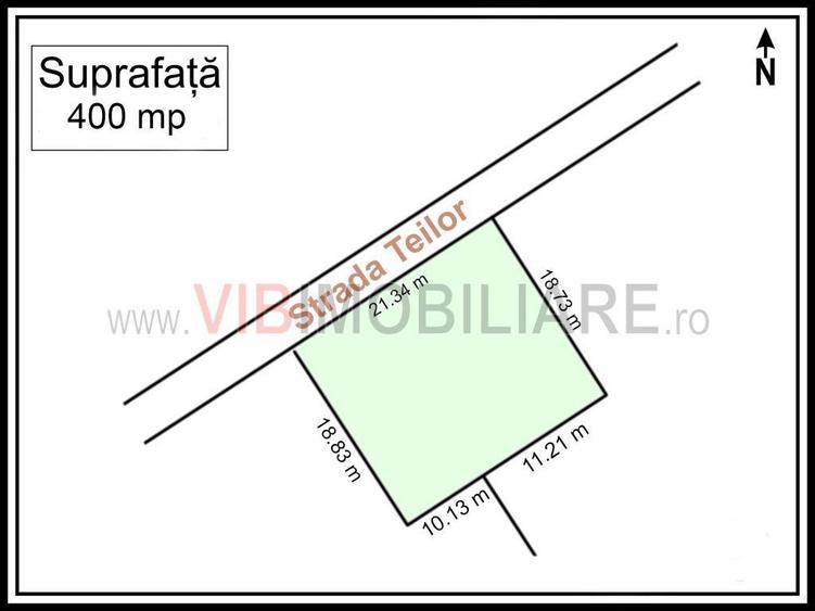 Teren de 400 mp, în Balotești