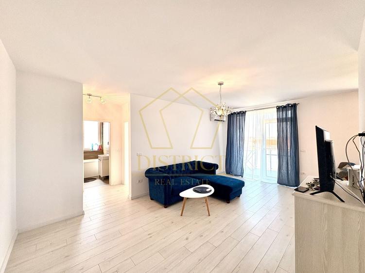 Apartament cu 2 camere semidecomandat, mobilat în Moșnița Nouă