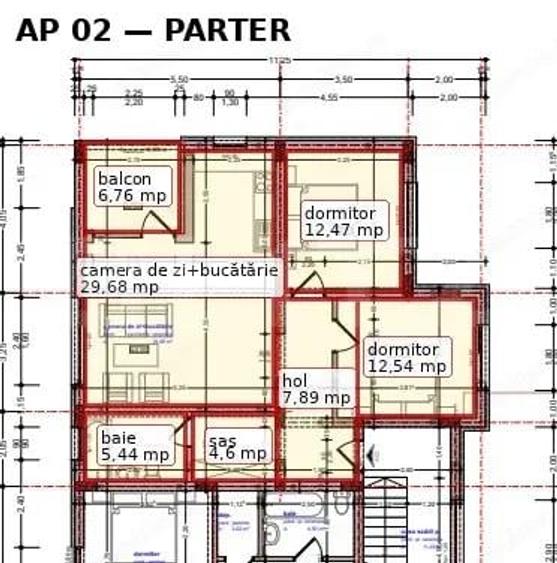 Apartament cu 3 camere decomandat în Central