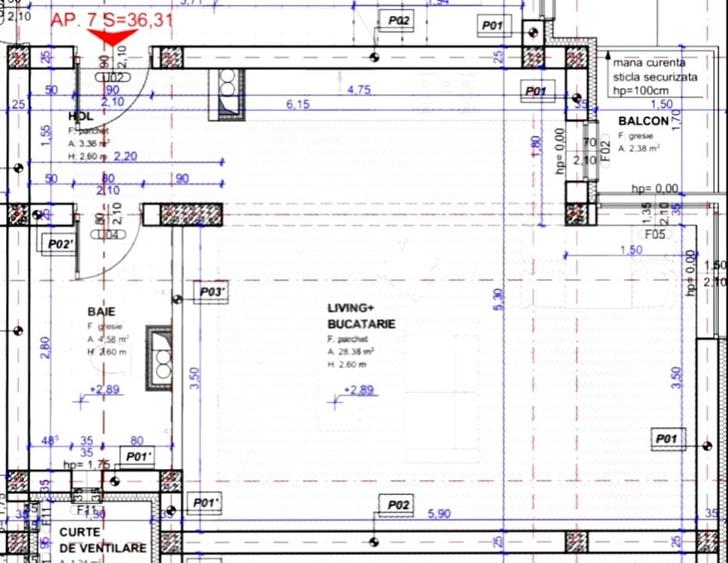 Apartament cu o camera, 36 mp, etajul 1, mobilat, utilat, Zona Torontalului - 5