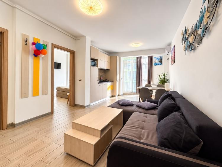 Apartament cu 2 camere semidecomandat, mobilat în Mamaia-Sat