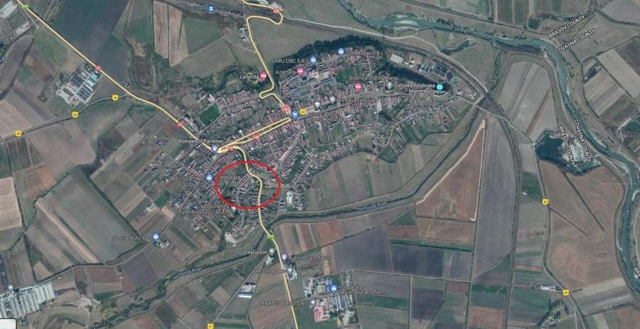 Teren Construcții intravilan de 800 mp, în Feldioara