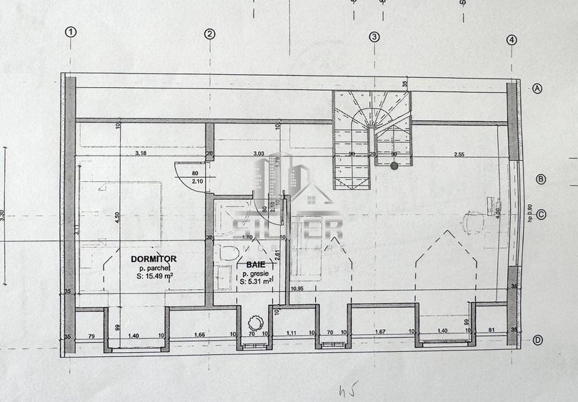 Duplex cu 4 camere cu Canalizare în Gilău