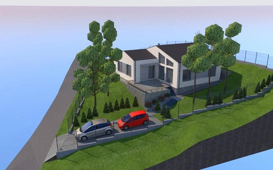 Casă cu Teren 626 Mp în Corunca