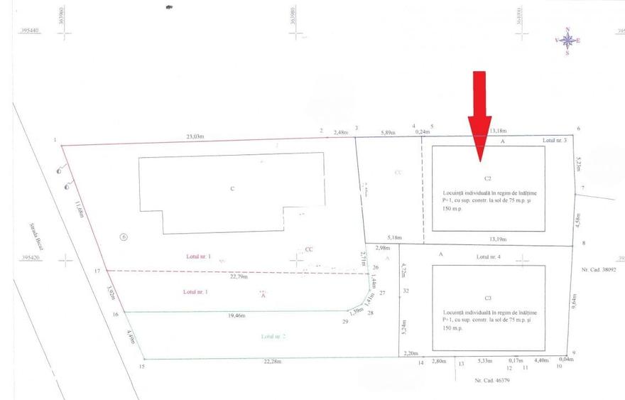 Casă cu 5 camere cu Teren 250 Mp în Central
