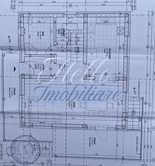 Casă individuală cu 4 camere cu Canalizare în Chinteni