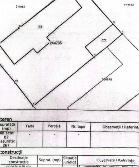 Casă cu 5 camere cu Teren 267 Mp în Pieptănari
