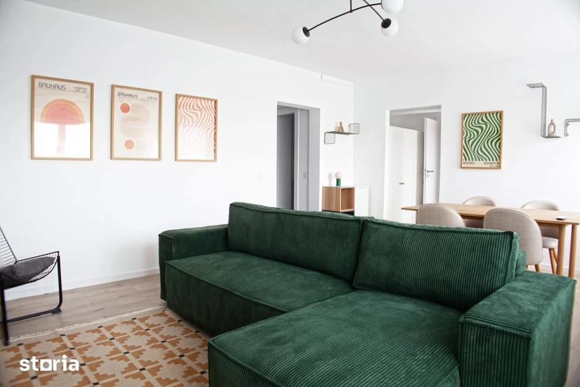 Apartament cu 2 camere semidecomandat, mobilat în Dorobanți