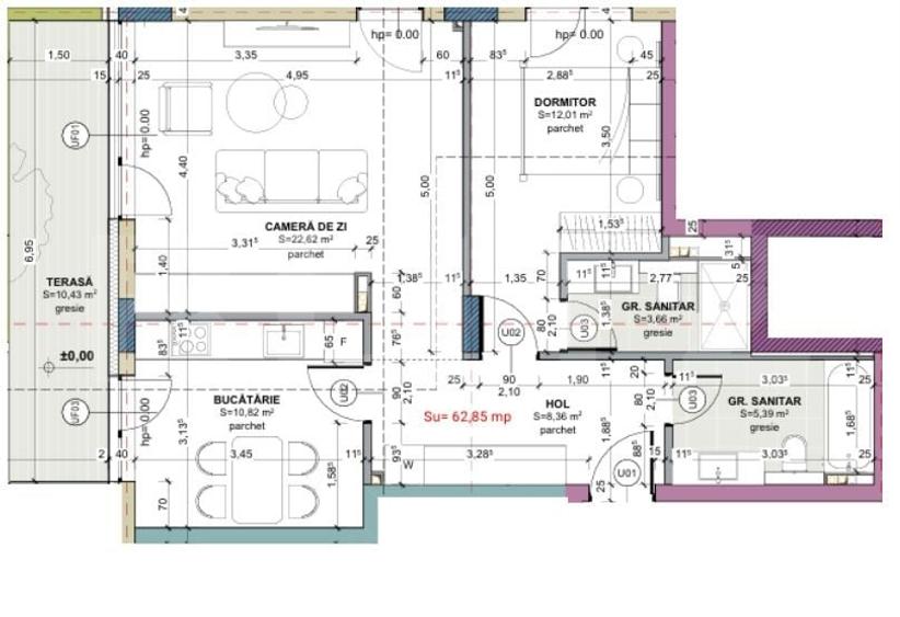 COMISION 0 | APARTAMENT 3 CAMERE | 5 minute de AUCHAN - 1