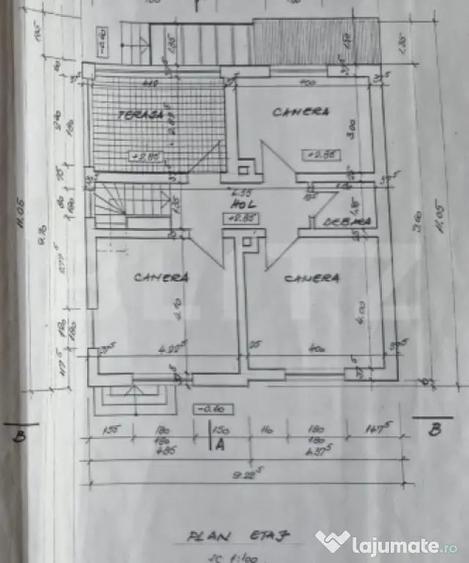 Casă cu 5 camere cu Teren 400 Mp în Ghirodei