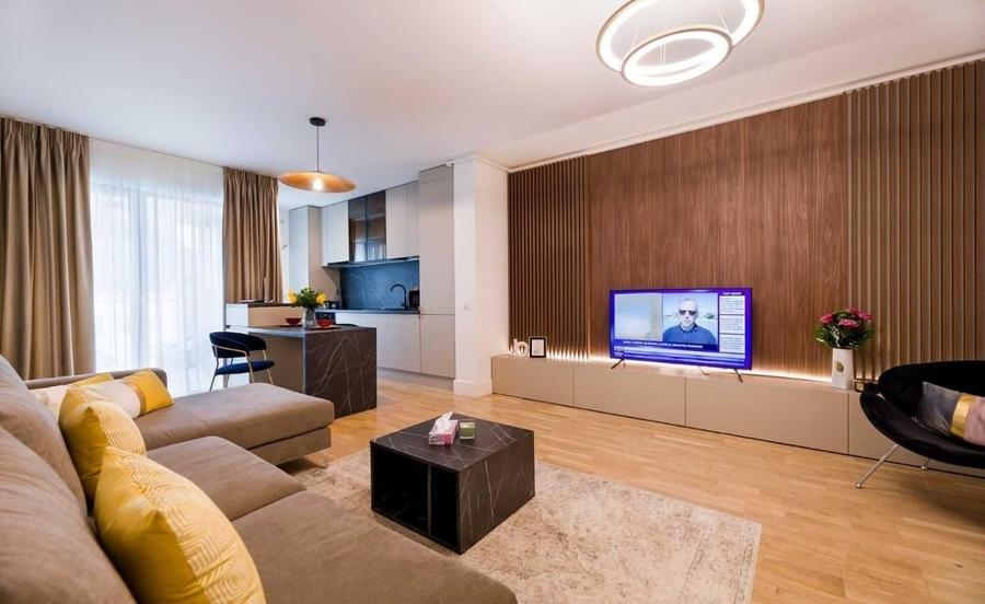Apartament cu 2 camere semidecomandat, mobilat în Barbu Văcărescu