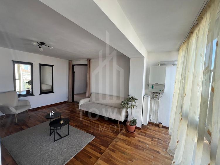 Apartament cu 3 camere decomandat, mobilat în Hipodrom 1
