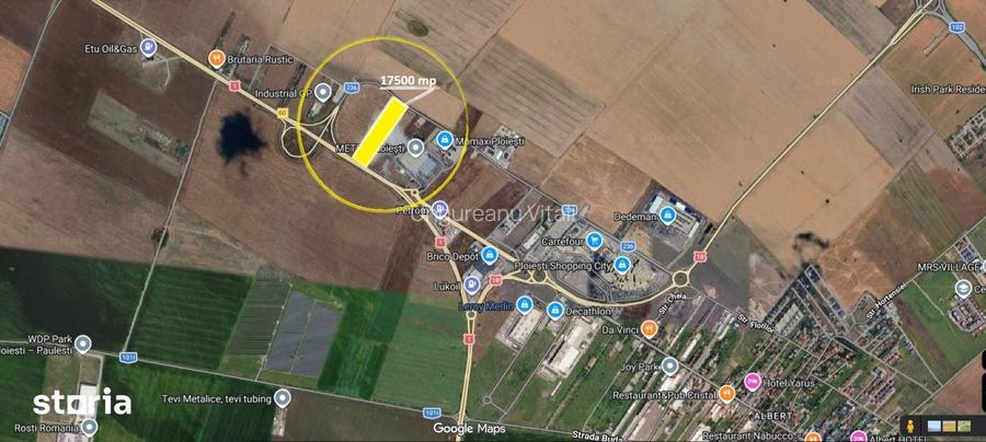Ploiesti DN1, vanzare teren 12,500 mp.