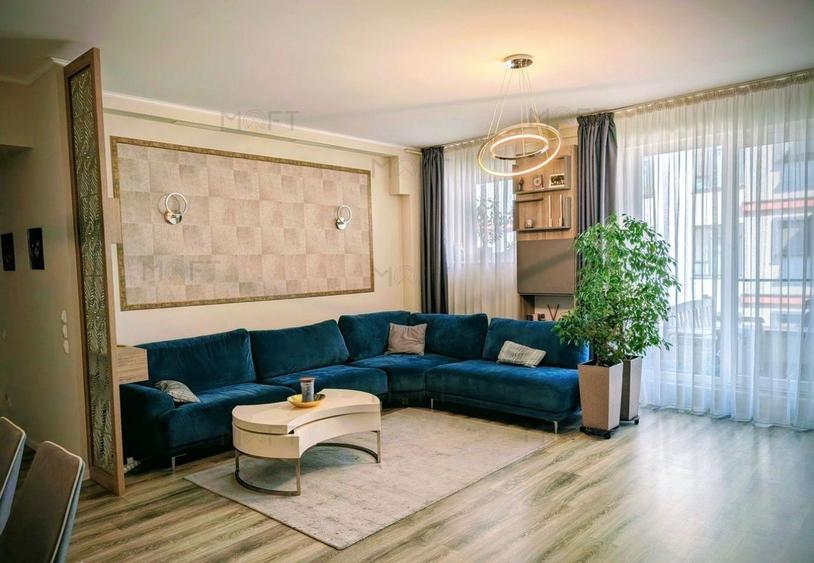 Apartament cu 4 camere semidecomandat, mobilat în Floreasca