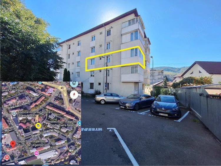 Apartament cu 2 camere decomandat în Central