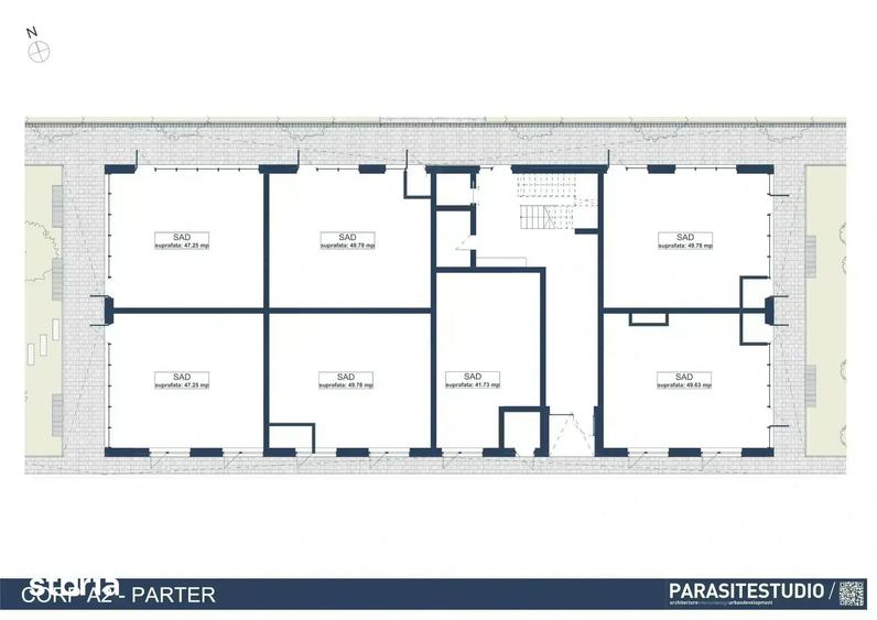 Spațiu comercial, de 49.78 mp, în Pârneava
