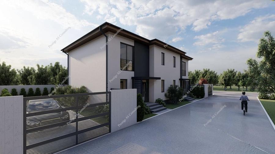 Duplex cu 5 camere cu Canalizare în Giroc