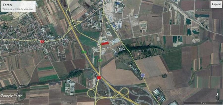 Teren Construcții intravilan de 10000 mp, în Mihai Viteazu