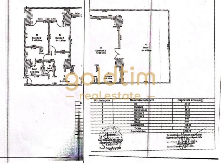 Apartament cu 3 camere decomandat, mobilat în Pipera