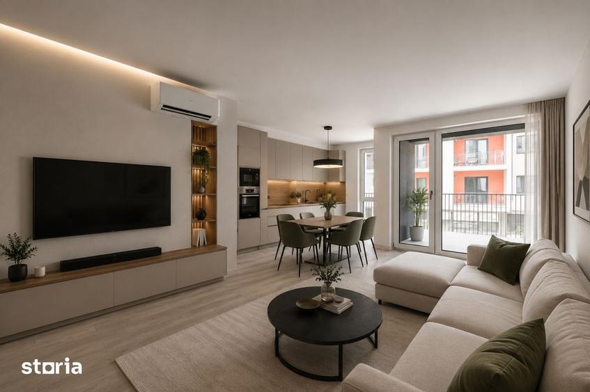 Apartament 2 camere, terasa 14,15 mp, parcare subterana inclusa | Comi - 3