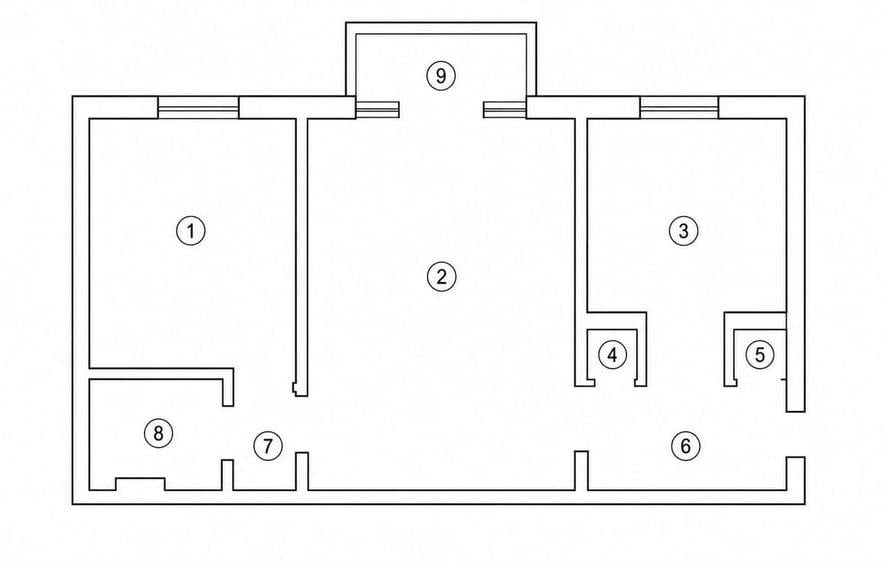 Apartament cu 2 camere în Alexandru cel Bun