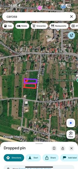 Teren de 1000 mp, în Cârcea