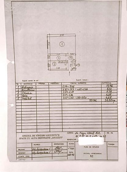 Garsonieră decomandată în Drumul Taberei